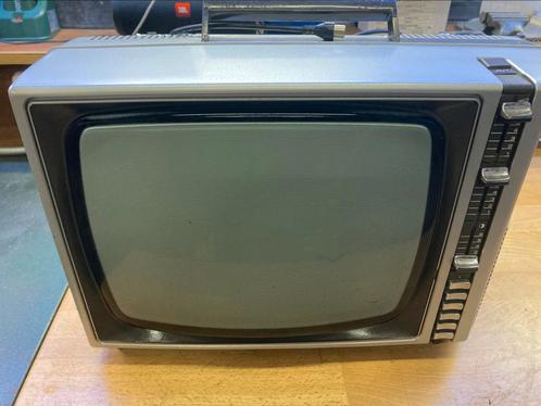 Mooie Vintage  Philips draagbare Zw/W - TV, Audio, Tv en Foto, Vintage Televisies, Gebruikt, Philips, Ophalen