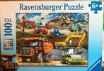 Ravensburger puzzel 100 XXL ( 6+), Ophalen of Verzenden, Minder dan 500 stukjes, Zo goed als nieuw