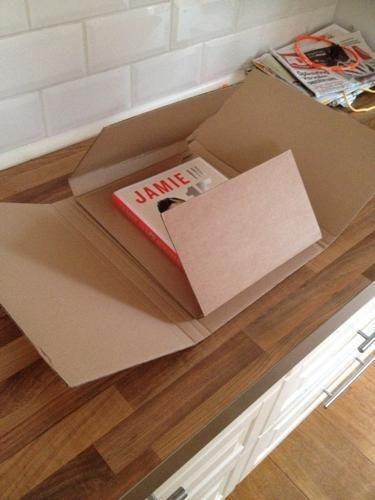 Opvouwbare boekverzenddozen 32x25x5cm, Doe-het-zelf en Verbouw, Kratten en Dozen, Nieuw, Doos, Minder dan 50 cm, Minder dan 35 cm