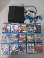 Playstation 4 + 15 games, Ophalen, Gebruikt, 1 TB, Original