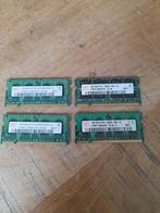 4x ram geheugen 3x 1GB 1x 2GB, Computers en Software, RAM geheugen, Ophalen of Verzenden