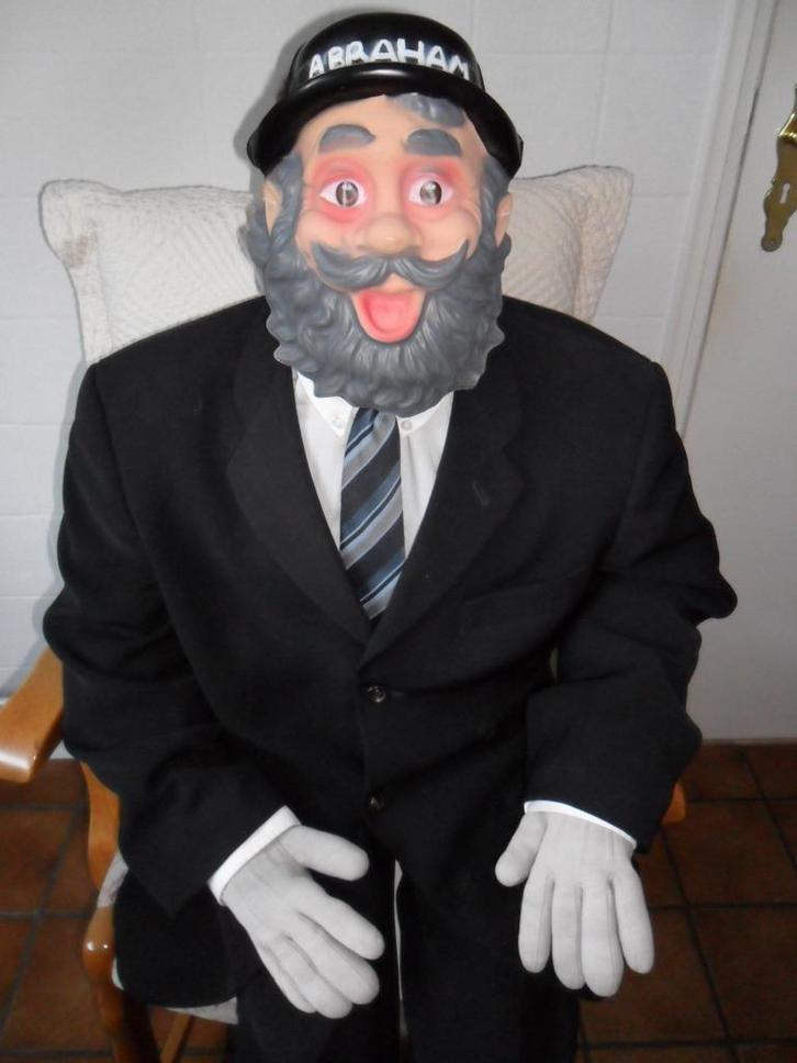 Verjaardag! 50 Abraham pop levensgroot compleet gekleed., Hobby en Vrije tijd, Feestartikelen | Verhuur, Nieuw, Abraham of Sarah