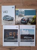 Set van 4 Volvo V40 folders, Ophalen of Verzenden, Zo goed als nieuw, Volvo