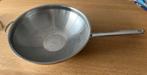 Demeyere Wokpan 36cm - Als nieuw, Huis en Inrichting, Keuken | Potten en Pannen, Ophalen, Inductieplaat, Zo goed als nieuw, Rvs