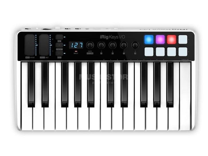 iRig Keys I/O 25 MIDI Keyboard, Muziek en Instrumenten, Keyboards, Nieuw, Overige aantallen, Overige merken, Aanslaggevoelig, Midi-aansluiting