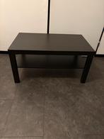 Zwarte salon tafel, Huis en Inrichting, Ophalen, Zo goed als nieuw, Rechthoekig, 75 cm of meer
