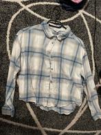 Blauw geruite blouse, Ophalen, Meisje, Overhemd of Blouse, Zo goed als nieuw