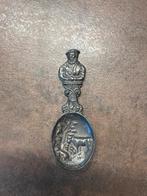 Vintage Tinnen Lepel met Figuur en Dier, Ophalen of Verzenden