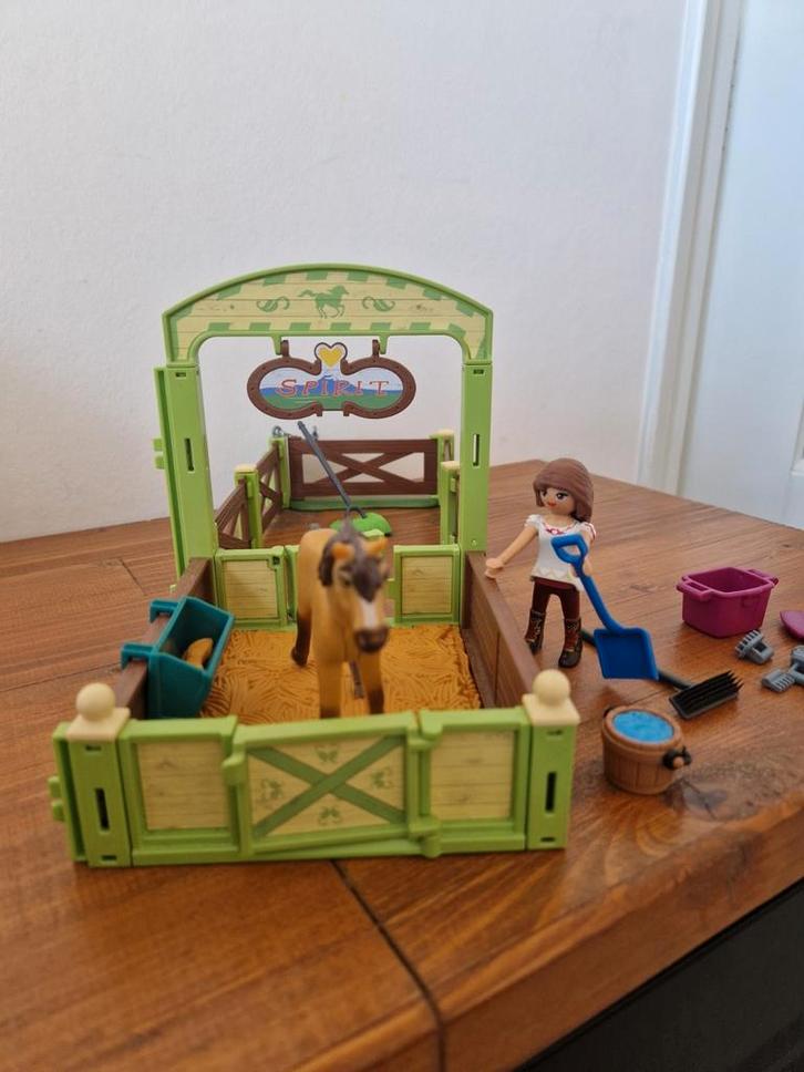 Lucky en Spirit paarndenbox 9478, Kinderen en Baby's, Speelgoed | Playmobil, Gebruikt, Ophalen of Verzenden