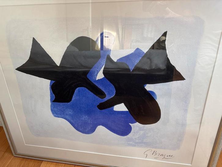 Braque Litho - Abstracte Compositie, Antiek en Kunst, Kunst | Litho's en Zeefdrukken, Ophalen