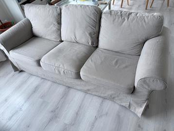 Ikea EKTORP 3-seat sofa beige - afbeelding 1