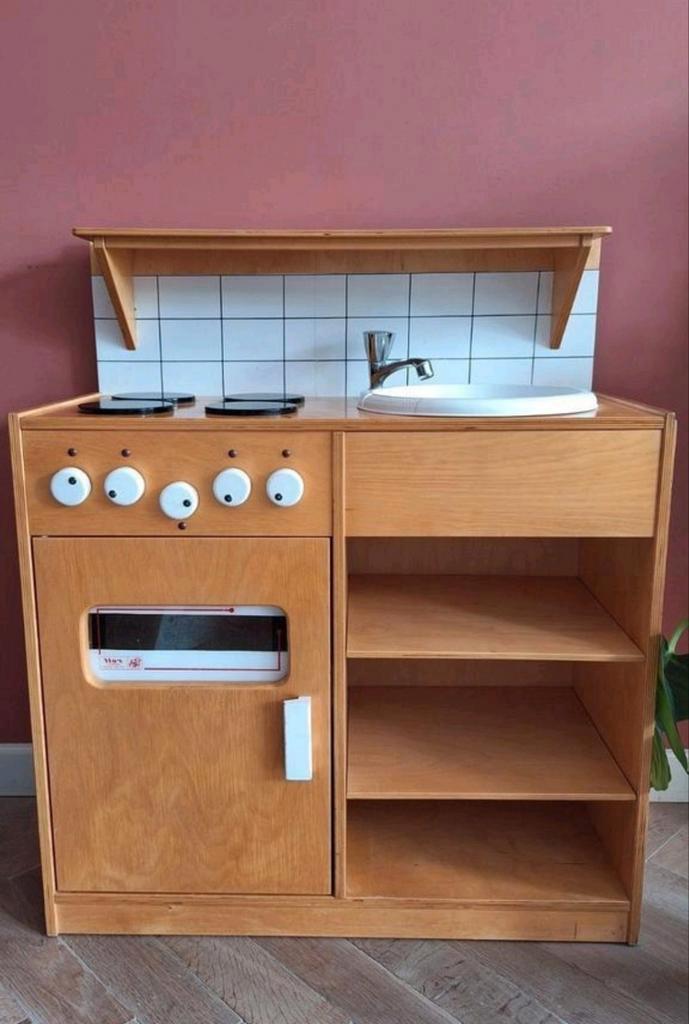 Rolf houten speelgoed keukentje, Kinderen en Baby's, Speelgoed | Speelkeukens, Gebruikt, Ophalen