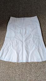 Mooie witte rok Gerry Weber maat 44 linnen, Ophalen of Verzenden, Onder de knie, Wit, Zo goed als nieuw