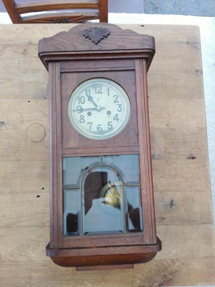 Antieke regulator klok Gustav Becker, Antiek en Kunst, Antiek | Klokken, Ophalen of Verzenden