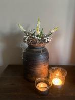 Mooie opgemaakte nepalese pot, Overige kleuren, Aardewerk of Porselein, Nieuw, Ophalen of Verzenden