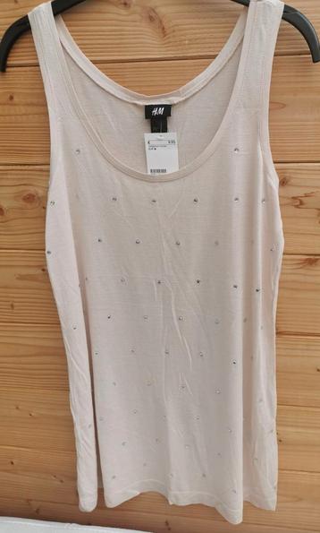H&M top met strassteentjes mt. M beschikbaar voor biedingen