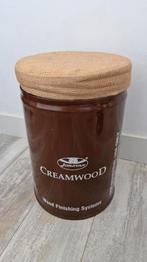 Krukje met afneembare deksel, Ophalen of Verzenden, Zo goed als nieuw, Hout
