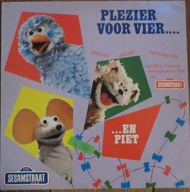 Sesamstraat – Plezier Voor Vier., Ophalen of Verzenden, Gebruikt, 12 inch