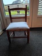 Houten kinderstoel met rieten zitting, Ophalen