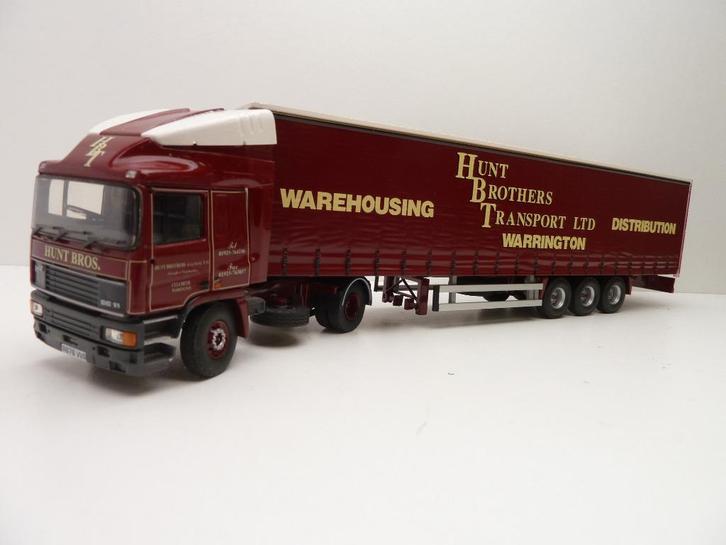 ERF   EC 11   '' Hunt Brothers Transport ''  Tekno, Hobby en Vrije tijd, Modelauto's | 1:50, Gebruikt, Bus of Vrachtwagen, Tekno