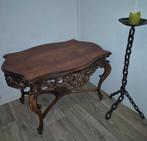 Zeer oude salontafel met prachtig houtsnijwerk!, Ophalen