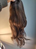 hairpiece Jennifer Hoeve 40 cm donkerblond/medium bruin, Sieraden, Tassen en Uiterlijk, Uiterlijk | Haarverzorging, Ophalen of Verzenden