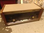 Zeer fraaie en goed klinkende:

Philips B5X buizenradio,1961, Ophalen of Verzenden