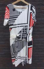 Mooie jurk nieuw KIRSTEN crème zwart rood maat 40, Maat 38/40 (M), Nieuw, Ophalen of Verzenden, Rood