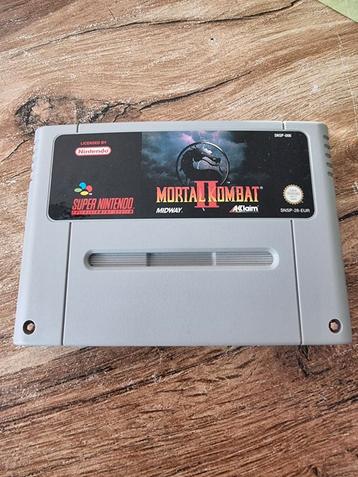 Te koop: SNES Mortal Kombat 2  beschikbaar voor biedingen