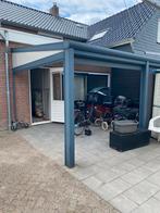 Prachtige aluminium overkapping met screens en spotjes, Tuin en Terras, Ophalen, Gebruikt, Veranda