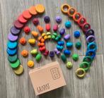 Nieuwe grote 60 delige Grapat regenboog loose parts, Nieuw, Ophalen of Verzenden