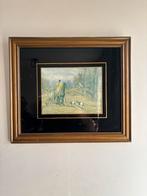 Twee antieke prenten van Jacht Tafereel, Ophalen of Verzenden