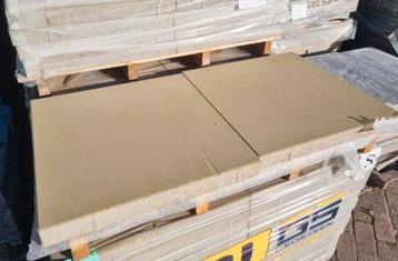 Terrastegels facet 60x60x6 zand-geel tuintegels s-partij 