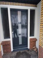 Moderne buitendeur met glas, Doe-het-zelf en Verbouw, Deuren en Horren, 80 tot 100 cm, Ophalen of Verzenden, 200 tot 215 cm, Glas