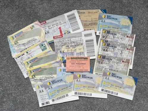 25x oude voetbal toegang tickets thuis RKC Waalwijk, Verzamelen, Sportartikelen en Voetbal, Gebruikt, Poster, Plaatje of Sticker