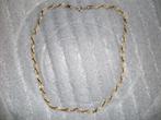 messing/zwart dames en heren ketting, Ophalen, Nieuw, Zwart, Overige materialen