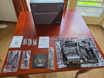  MSI Pro Z690-A WIFI moederbord Socket 1700 ZGAN DDR4 beschikbaar voor biedingen