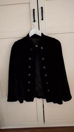 Fluwelen jasje - XS/S, Kleding | Dames, Zwart, Ophalen of Verzenden, Zo goed als nieuw, Jasje