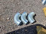21x Spirobuis Bochten 90 Graden, 120mm, Doe-het-zelf en Verbouw, Buizen en Afvoer, Ophalen, Bochten, Nieuw, Zink