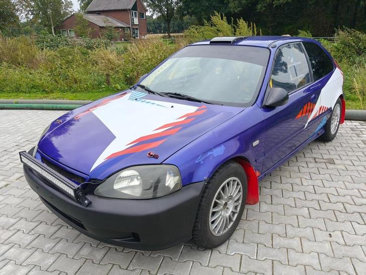 Honda Civic Rally/Race | Nieuwe B16A2 | Dogbox | FIA Rolkooi, Auto diversen, Raceauto's