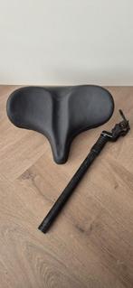 Esmaster extra breed fietszadel + zadelpen, Esmaster, Algemeen, Nieuw, Ophalen of Verzenden