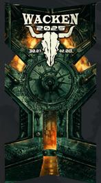 €350!! 2 x 4 daagse tickets WACKEN 2025!!, Tickets en Kaartjes, Twee personen, Augustus, Hard Rock of Metal