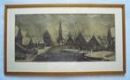 A. van Hemert.1883-1944.Winter in Edam., Ophalen