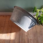 Lucky Vintage grote oude zinken teil izgst!, Ophalen, Gebruikt, ., .
