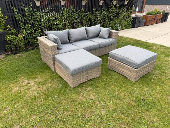 Lounge set wicker nieuw in doos!! 2 soorten hoekset, Tuin en Terras, Tuinsets en Loungesets, Nieuw, Wicker, Ophalen