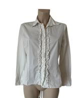 Purdey blouse L, Kleding | Dames, Wit, Maat 42/44 (L), Ophalen of Verzenden, Zo goed als nieuw