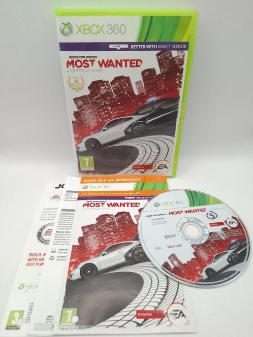 Need for Speed: Most Wanted  xbox 360, Spelcomputers en Games, Games | Xbox 360, Gebruikt, Racen en Vliegen, 1 speler, Vanaf 7 jaar