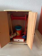 Poppen schoonmaakkast met inhoud, Ophalen, Gebruikt