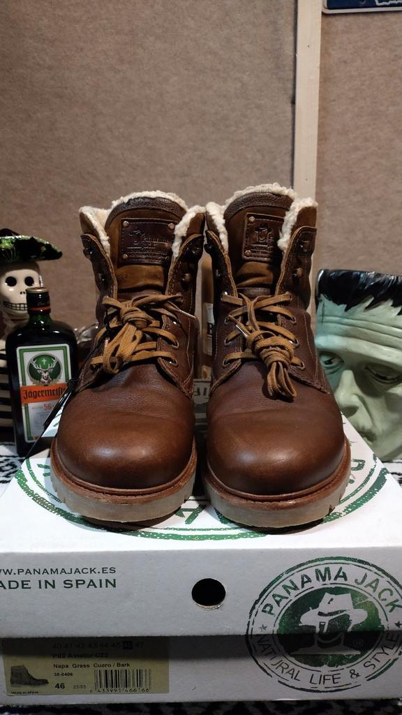 Panama Jack P03 Aviator Boots - Veterschoenen, Kleding | Heren, Schoenen, Nieuw, Boots, Bruin, Ophalen of Verzenden