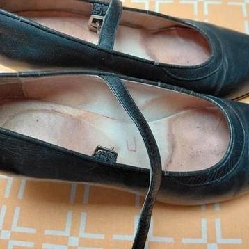 echte leren tapdance schoenen, maat 39 1/2 flamingo schoenen beschikbaar voor biedingen